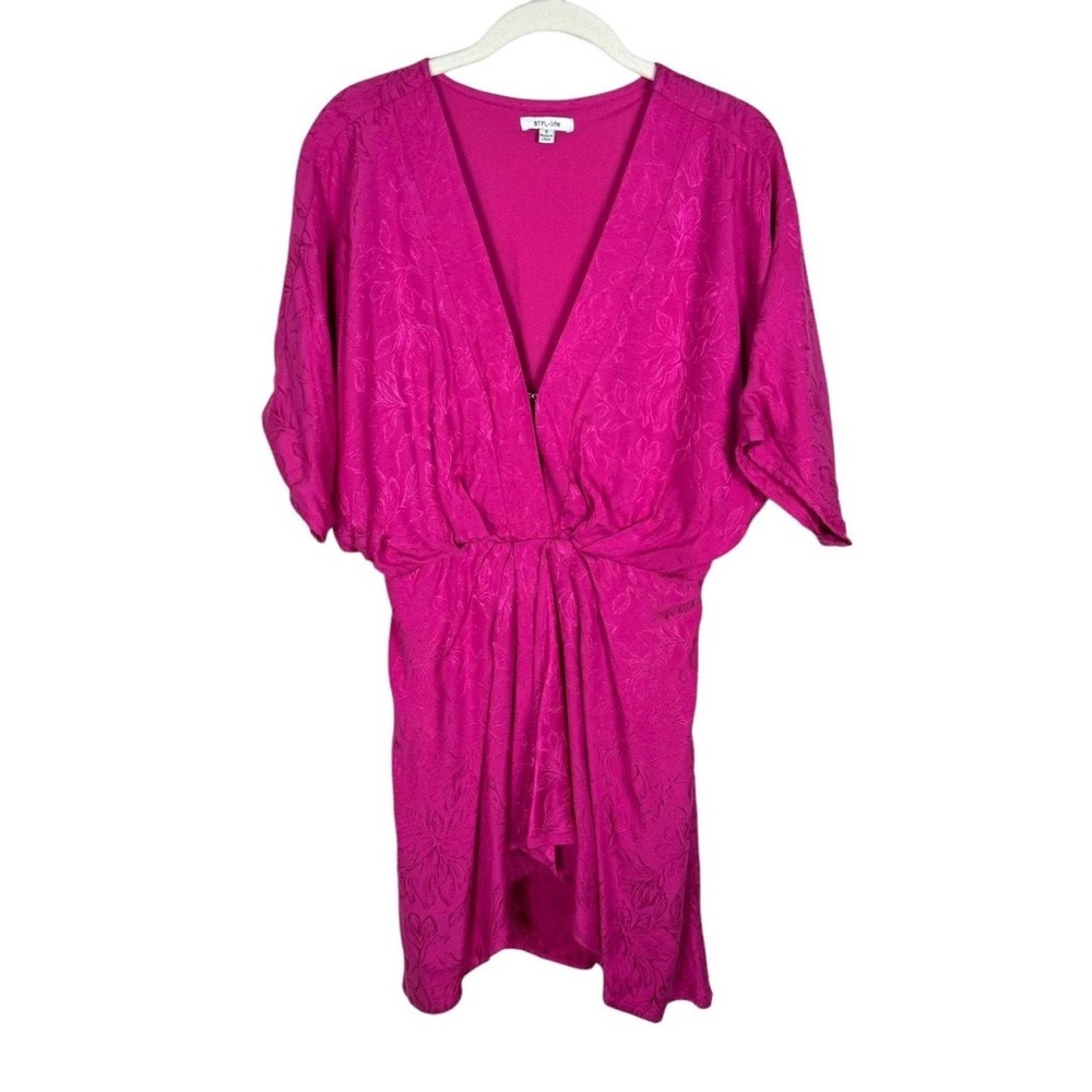 Jacquard Dolman Sleeve Mini Dress - Picture 5 of 9